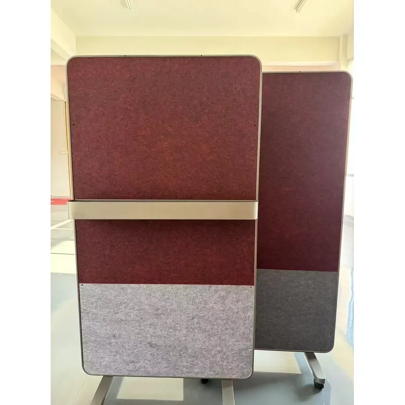 Certified Modern Polyester Acoustic Room Divider Panel 100% PET Soundproof Partition TUV Color Block for Living Room Hotel