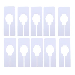 10PCS Divider Closet Dividers for Shelf Hanger Separators Rack Plastic Reusable Clothing