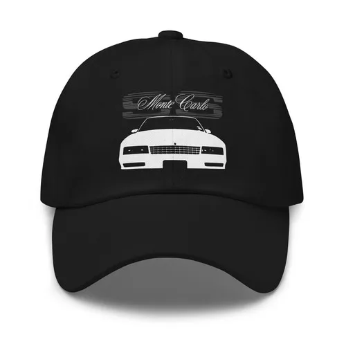 Classic Monte Carlo Front Grille Vintage Dad Hat – Retro Car Lover’s Gift