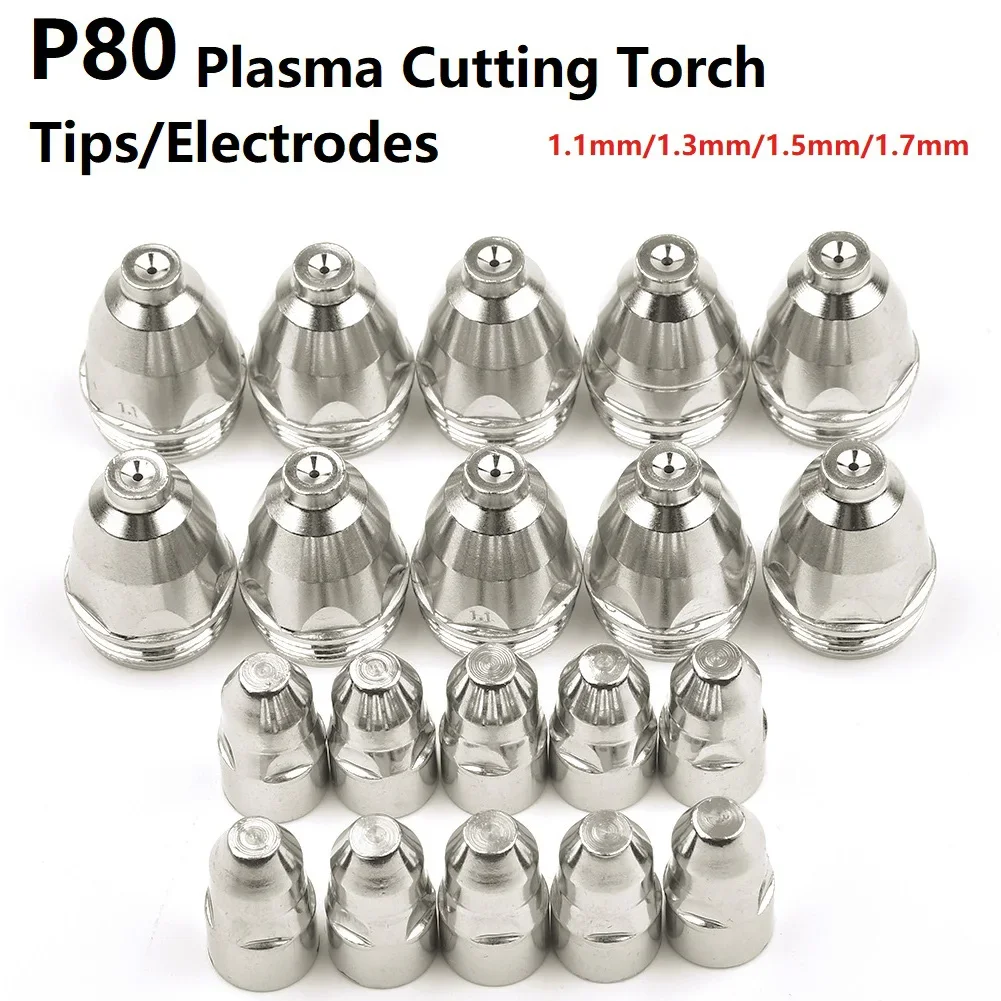 

60A 80A 100A P80 60A 80A 100A Consumable Cutting Cutting Torch Electrode Nozzle Premium P80 Plasma Replacement