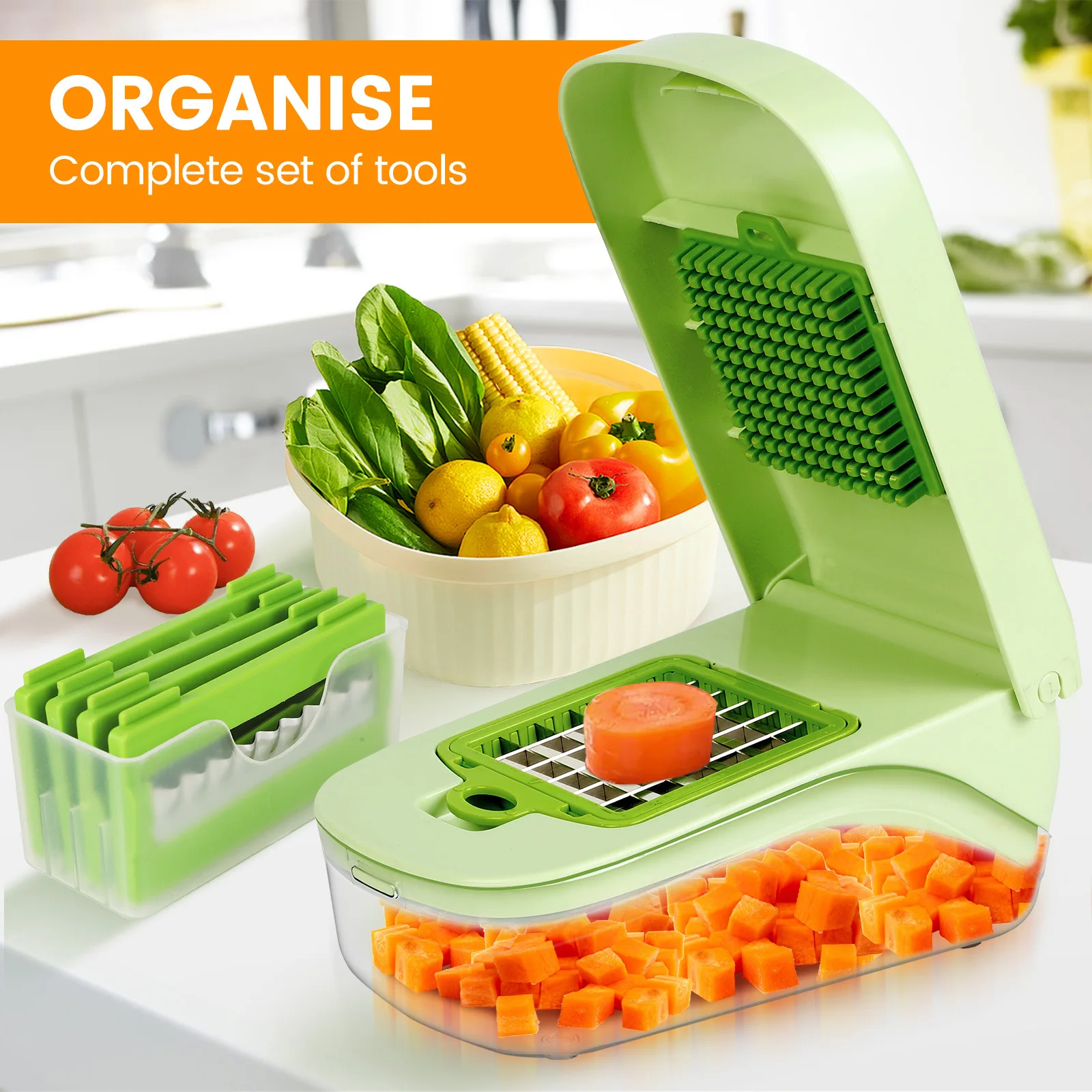 Vegetable cutter Multi-functional Grater Potato slicer Slicer Onion dicing machine Vegetable cutter Kitchen tool