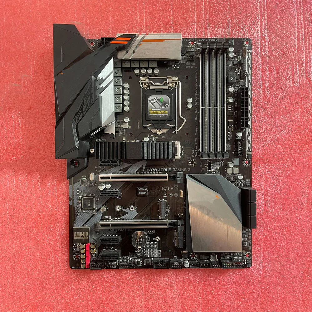 اللوحة الأم H370 DDR4 PCIE3.0 6XSATA M.2 HDMI + DVI-D + DP H370 AORUS GAMING 3