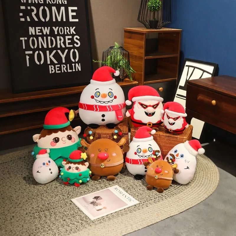 

New Christmas series fun elk Santa Claus tree doll snowman cute festive atmosphere ornament gift