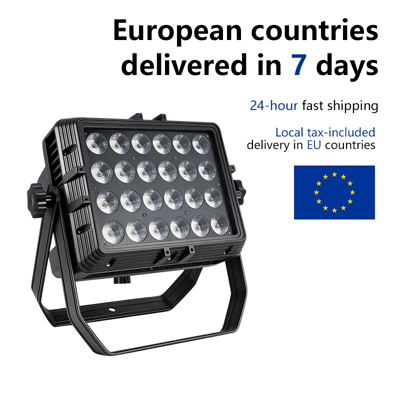 4-12 stücke DMX IP65 Wasserdicht 24x18 watt RGBWA UV 6in1/RGBW 4in1/Led Outdoor regenfest Bühne Licht Quadrat Par Licht