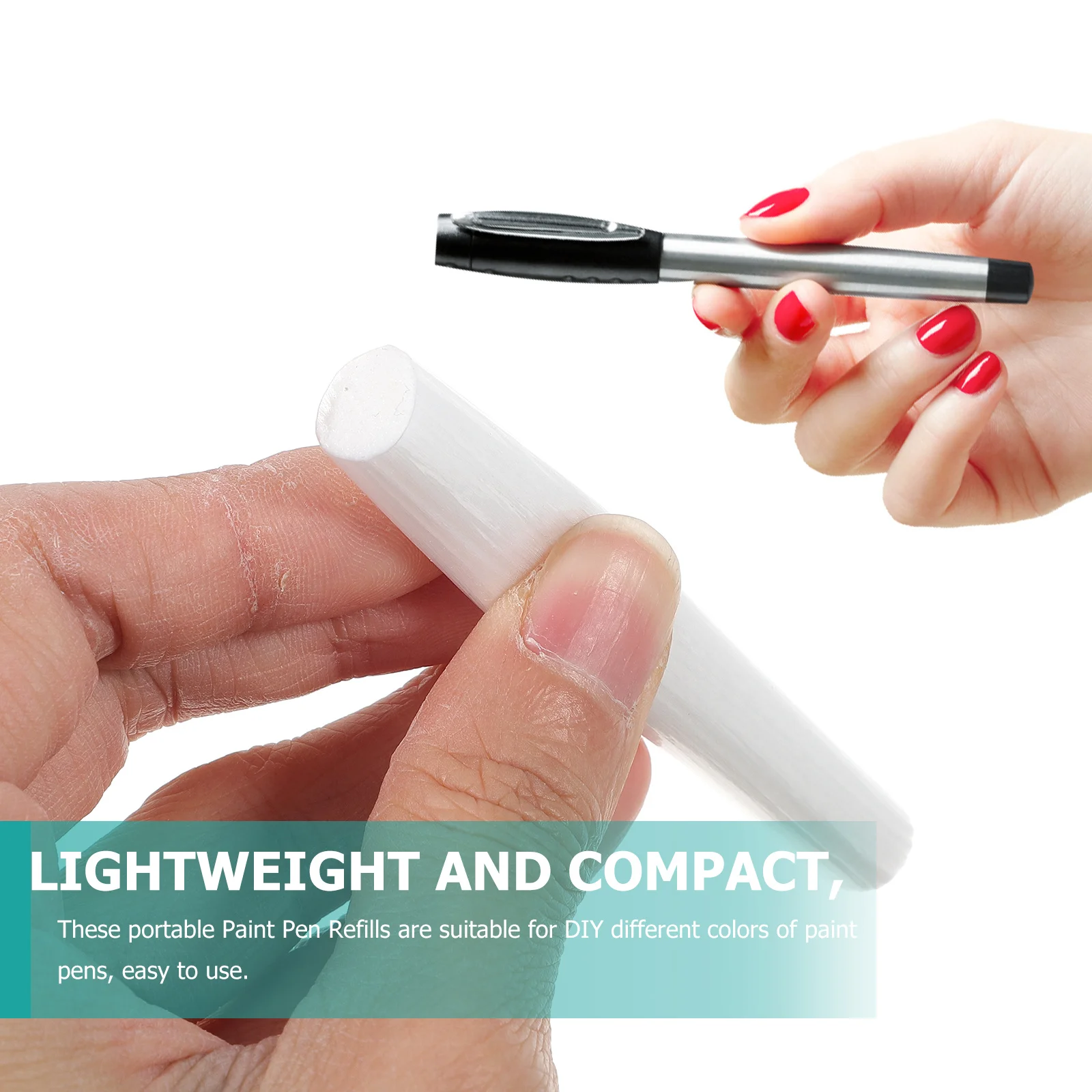 

100 шт., стержни для ручек с хлопковым сердечником, сменный маркер «сделай сам», принадлежности для рисования, портативный набор для поглощения чернил