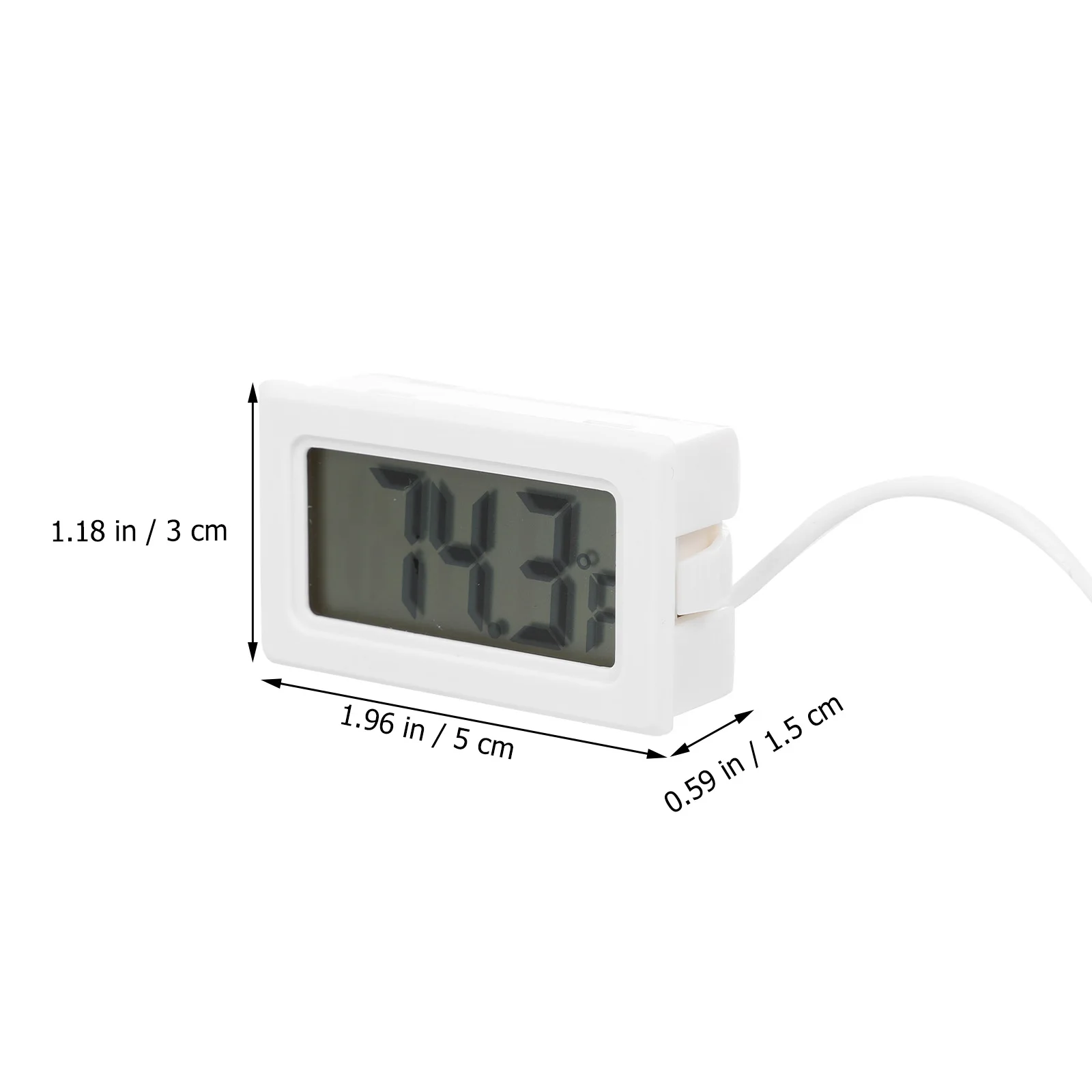 

4pcs Thermometer Fish Tank Water Temperature Gauge Electric Meter Aquarium Pet Box Indoor Use Large Display Waterproof
