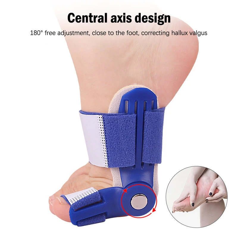 1PC Big Bone Toe Bunion Splint Straightener Corrector Foot Pain Relief Hallux Valgus Feet Care Protector Foot Care Tools 3Colors