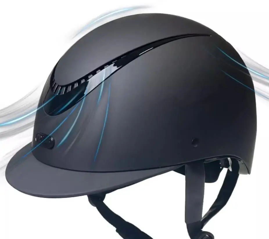 Casco ecuestre RIF, diseño simple