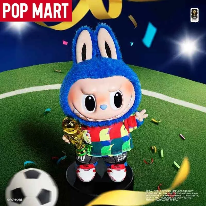 

POP MART The Monsters x FIFA Vinyl 38cm Doll World Cup Series Blind Box Labubu Cute Anime Figure Toy Mystery Box Birthday Gifts