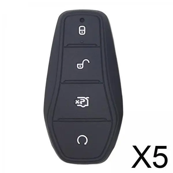 

Silicone Car Key Shell Stylish Holder Compact Soft Key Cover Durable Protector Case for BYD Atto 3 Yuan Plus