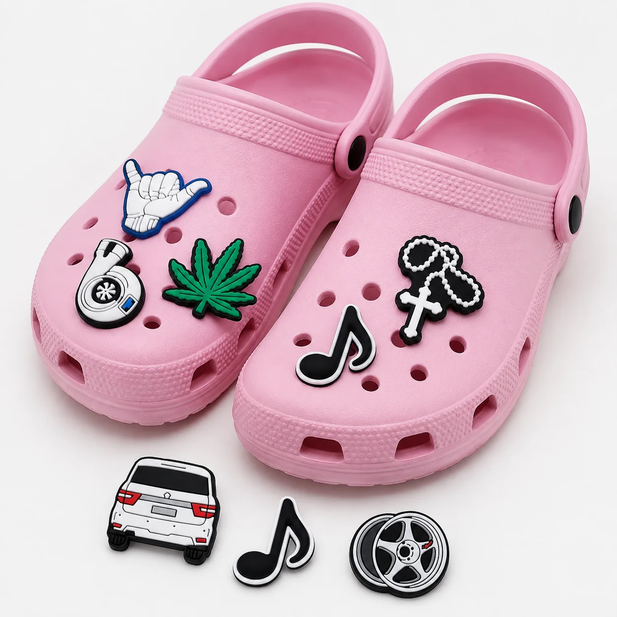 Street Fashion Guys - 1/10pcs Street Fashion Shoe Charms Gesture