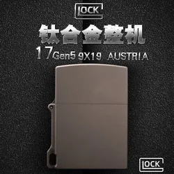 EDC Titanium Alloy Square Box Large Hinge Thick Shell Windproof Gift Hiking Handle Outdoor Camping Portable Tools