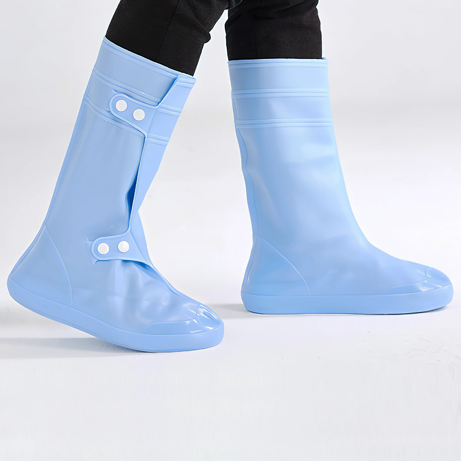 

Rain Boot Protector For Adults Thickened Reusable Waterproof Shoe Covers Slip Resistant Overshoes For Outdoor Sports Hiking