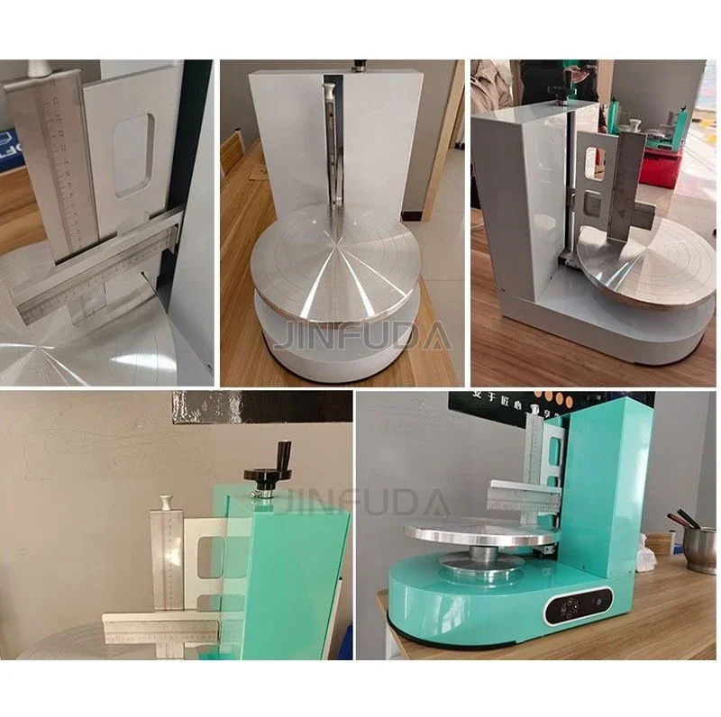 Better Cake Embryo Creamer Maker Cake Straightening Machine About 60Rpm High Speed Cake Cream Plastering Refining Machine