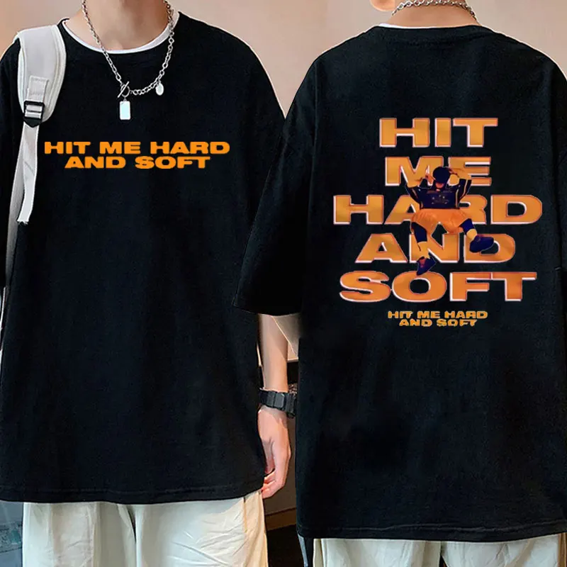 

Hit Me Hard and Soft Tour 2024 Double Sided Print T Shirts Hip Hop Fashion T-shirts Men Women Casual Oversized Streetwear Tees