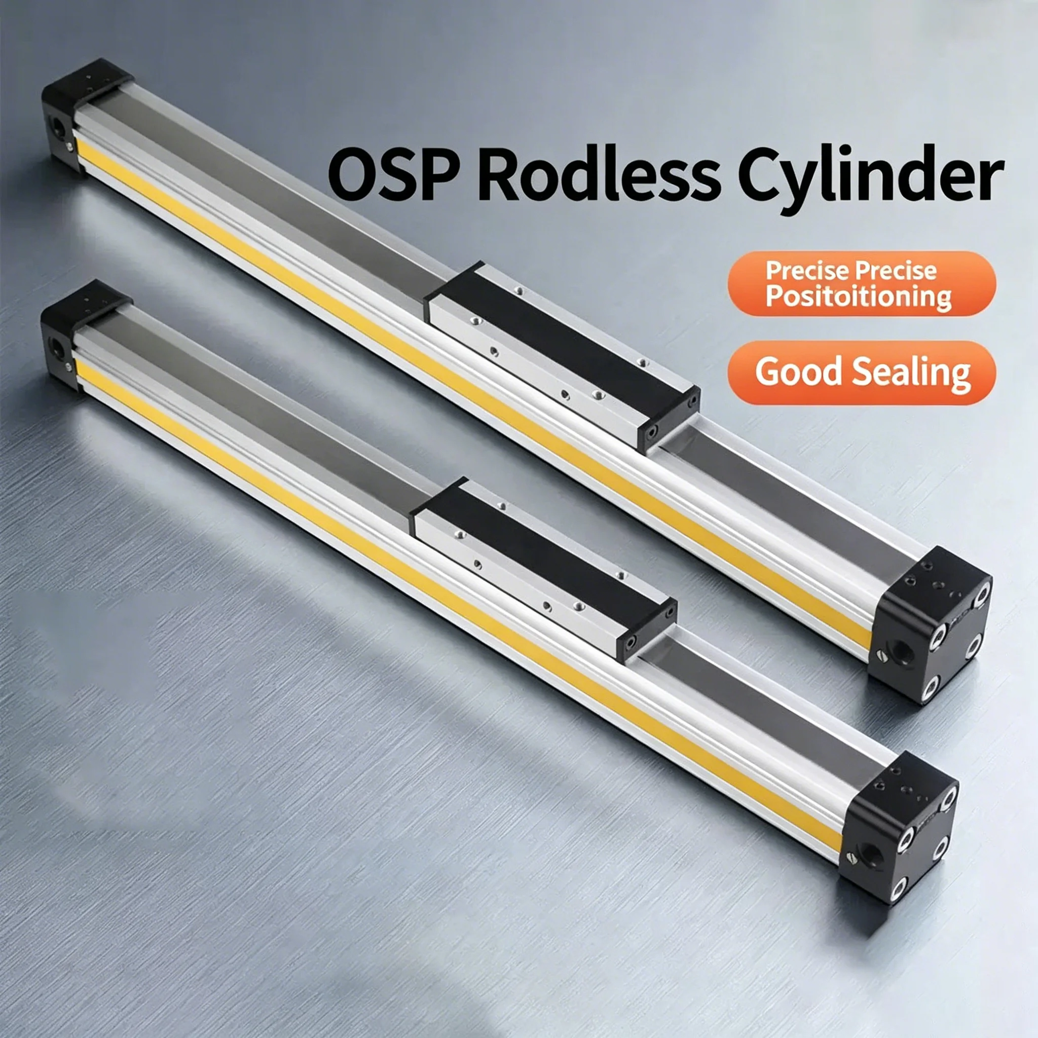OSP Pneumatic Cylinder OSP25 OSP32 Bore 25mm 32mm Stroke 300-1100mm Mechanically Jointed Double Acting Rodless Piston