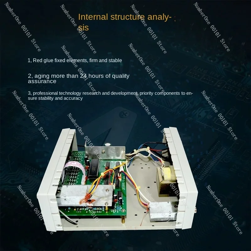 High-resolution frequency counter TFC-2700L multi-function high-precision frequency counter 8 LED display instrument 10HZ-2.7GHZ