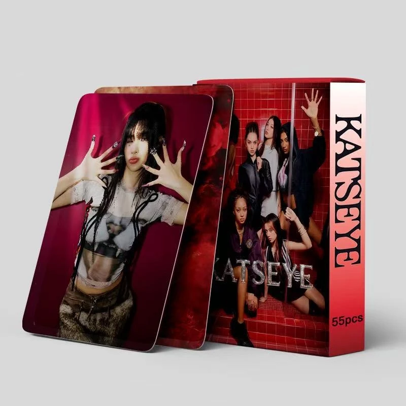 

-55ZhangKATSEYEXiaoka, cross-border girl group starKPOPPeripheralLOMOCollectible Mini Cards