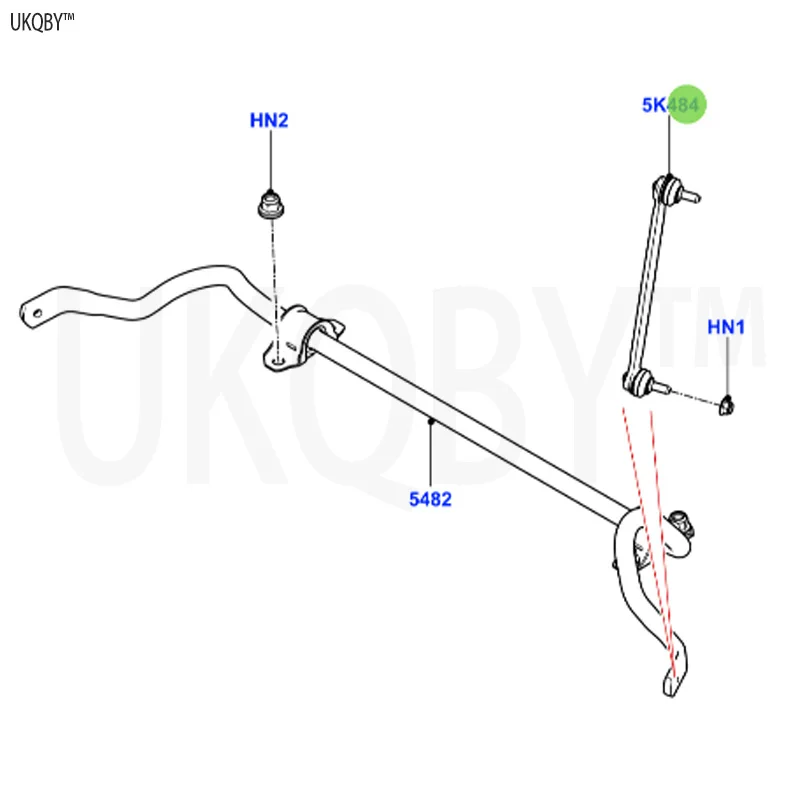 La nd Ro ve r Di sc ov er y Sh en xi ng 2015 LR114253 Connecting Rod