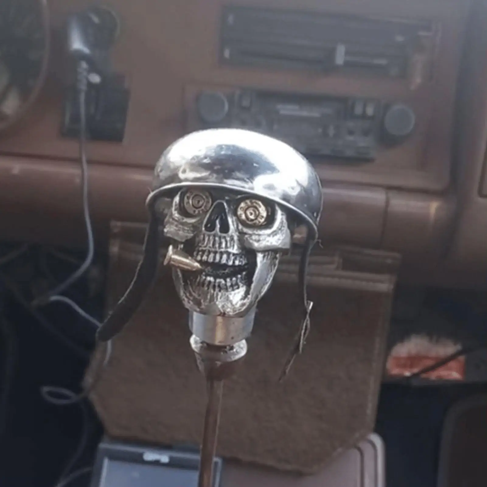 Skull Gear Shift Knob Shift Stick Protector Skeleton Gear Shifter Funny Cover Protector Decorations for Car Automobile Truck