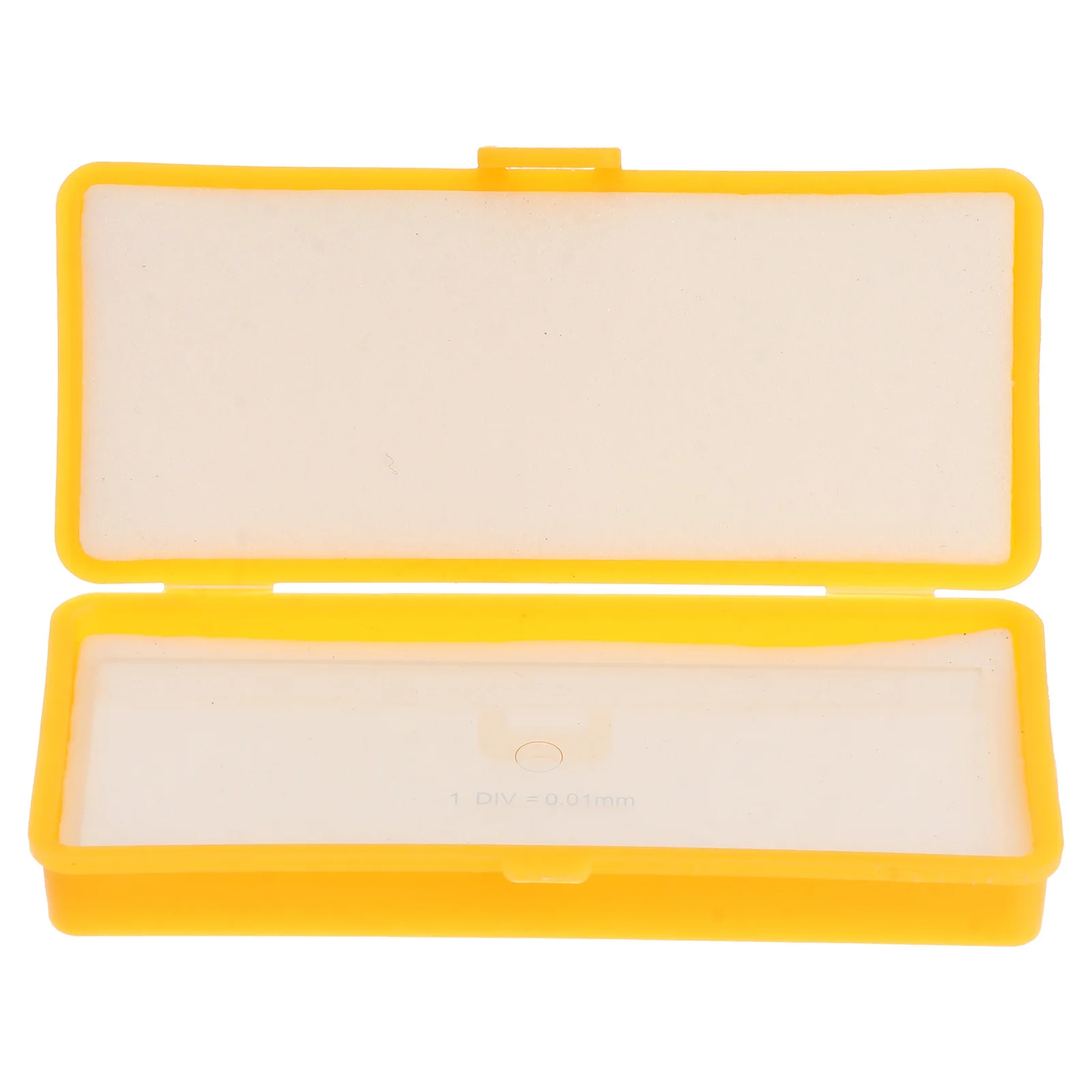 Durable Microscope Calibration Slide Micrometer High-Grade Glass Practical Accurate Calibration Ruler for Microscope Measurement