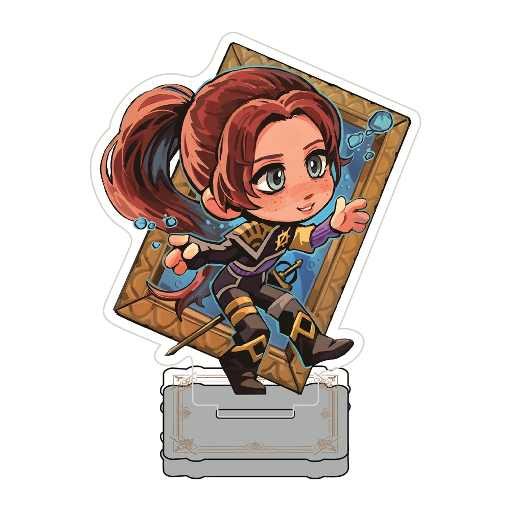 Clair Obscur Expedition 33 10cm Dark Fantasy Chibi Acrylic Stand Figures Keychain Collectible Standee Desk Decor Gift for Fans