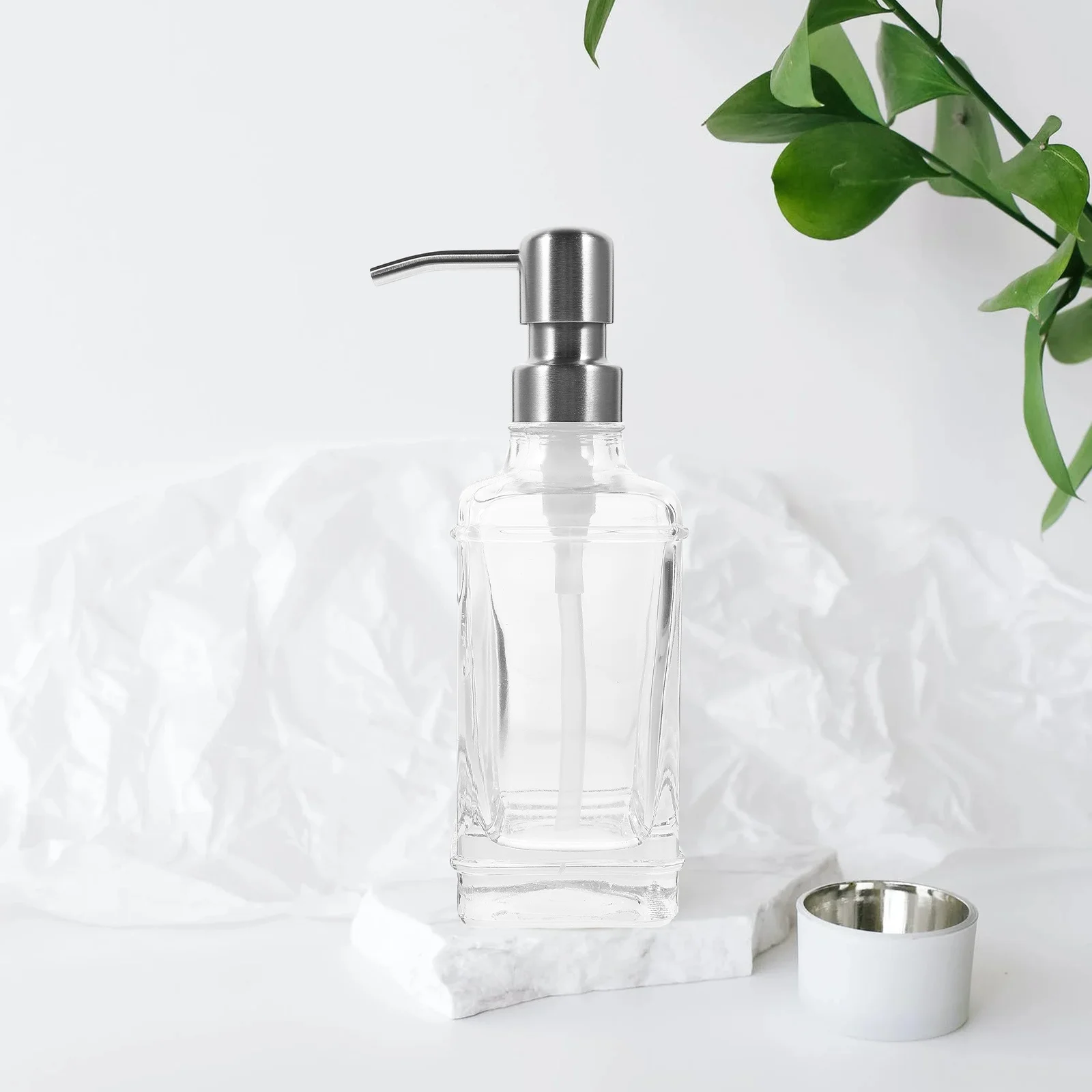 

1Set Press Type Shower Bottle Refillable Hand Soap Dispenser for Bathroom Kitchen Travel Lotion Dispenser Bottle Pump Liquid