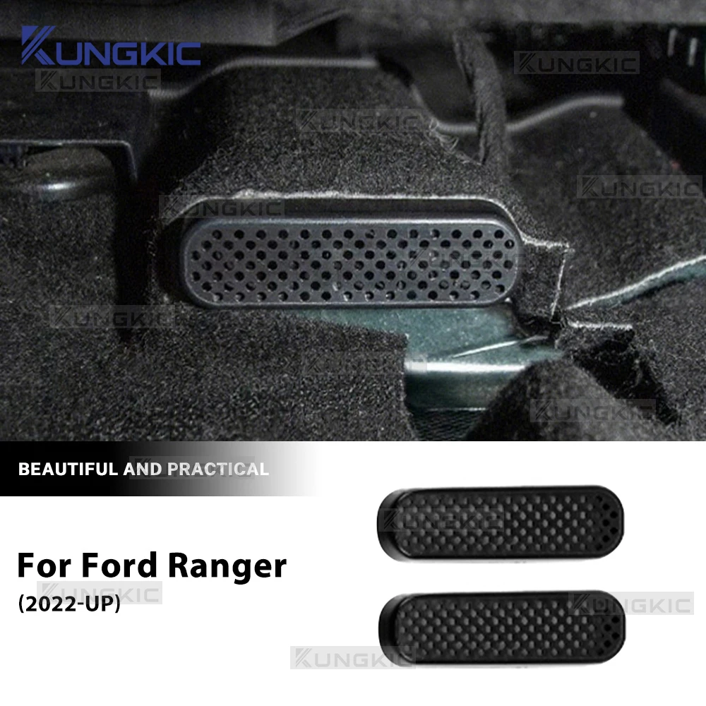 

For Ford Ranger T9 2022 2023 2024 2025 Car Under Seat Floor AC Air Conditioner Vent Outlet Protection Cover Interior Accessories