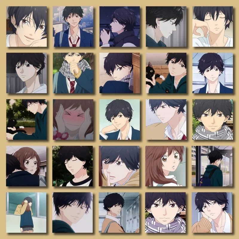 AO HARU RIDE Anime Sticker Kou Mabuchi Futaba Yoshioka Stickers School Supplies Student Stationery Cute Laptop Phone Case Decor