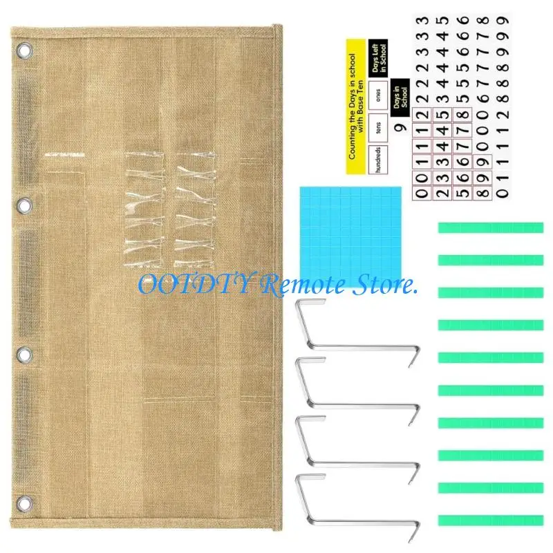 Mathematics Learning Tool Fabric Display System For Elementary School Teachers And Home Education