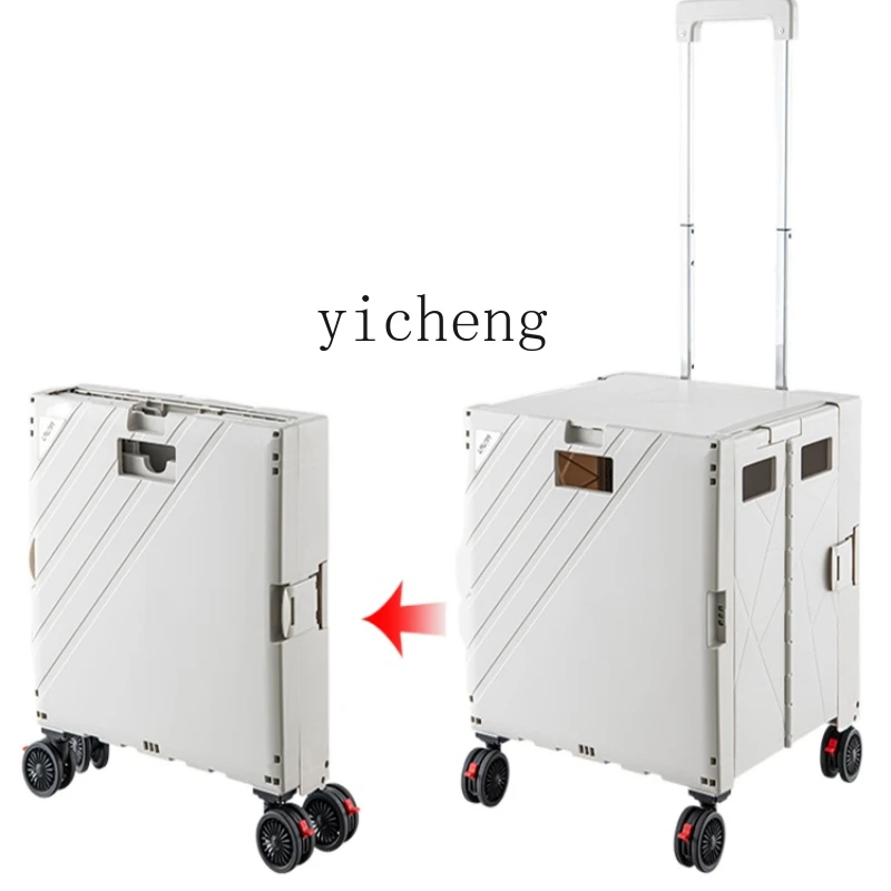 

YY Trolley Camp Trailer Trolley Luggage Trolley Storage Table Board Camping Car