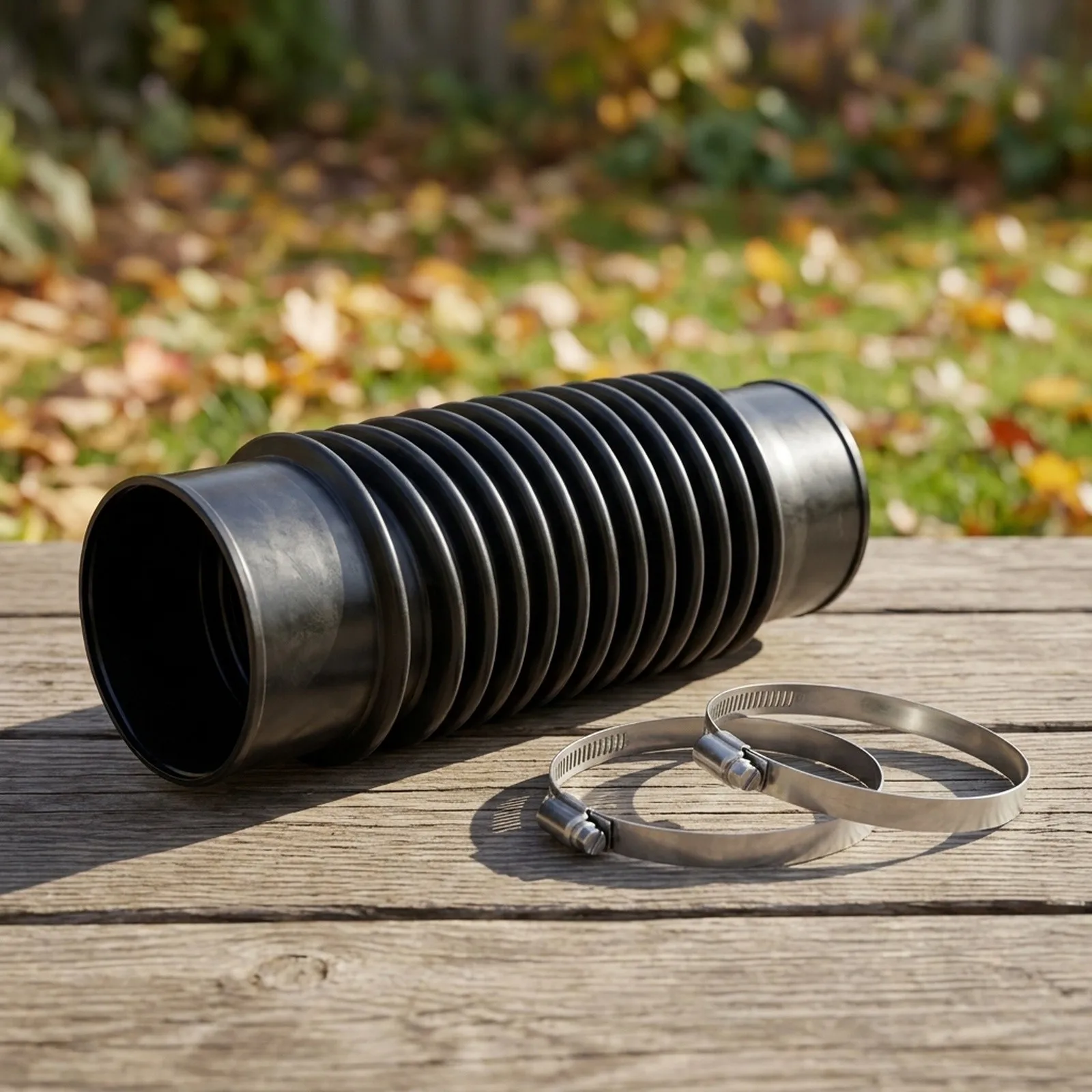 Airflow Hose Blower Tube Kit Yard Work Outdoor Cleaning Black Vacuum Hoses User-friendly Long-lasting Performance