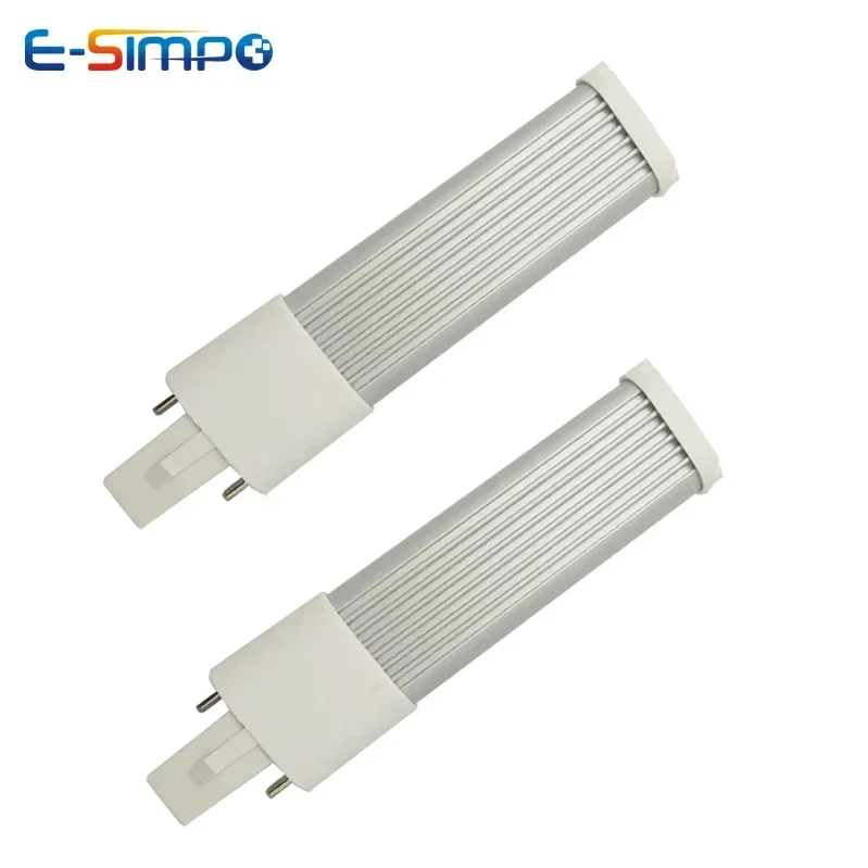 1Pc LED G23 3W 4W 5W CFL PL-S 7W-13W wymiana 110V/220V 2Pin G23/GX23 4P 2G7/2GX7 wtyczka PL oszczędność energii SMD2835 światło lampa