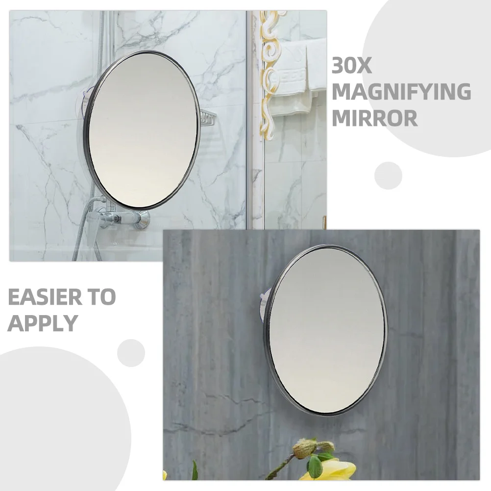 

Vanity Mirror with Lights Magnifying Bathroom Make-up Magnification Silver Makeup
