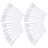 30pcs Small Cleaning Brush Set Crevice Gap Tools Long Handle Non-Scratch Disposable Bathroom Pipe Window Track Detailing Tool