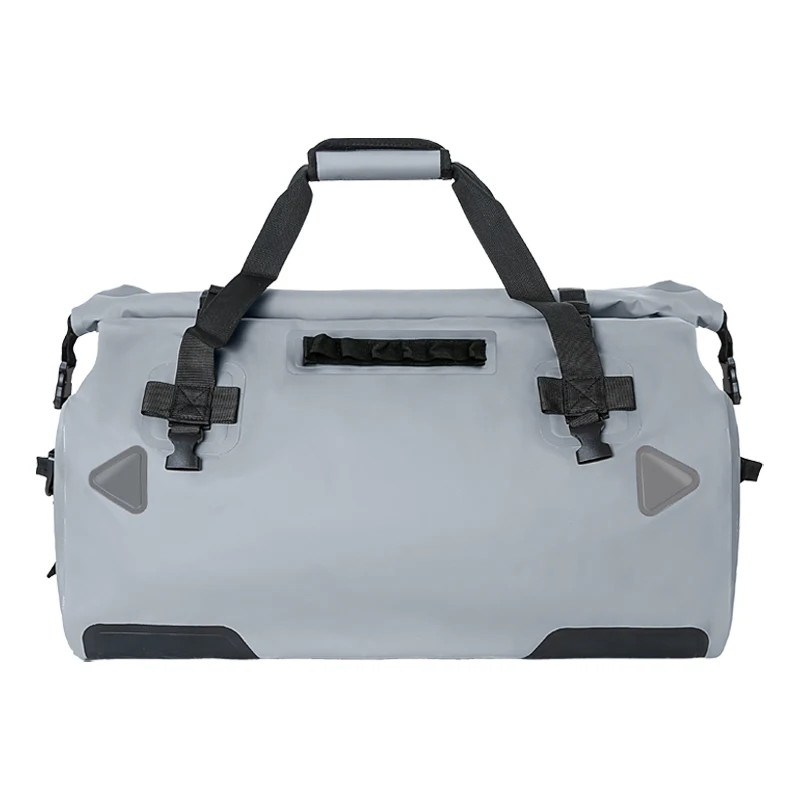 Large Capacity Stock Motorbike Saddlebags with PVC Dry Tail Bag Waterproof Rear Saddle Duffel Bag with LOGO for Motorcycles