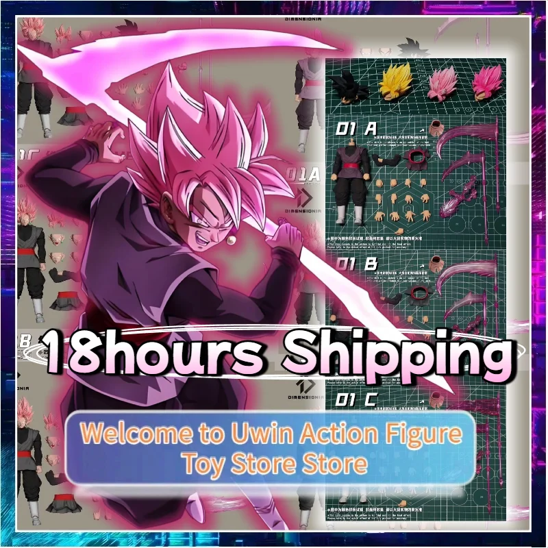 

Доставка за 18 часов: Коллекционная фигурка Dimensionia Workshop Dragon Ball Black Goku Zamas в масштабе 1/12, модель-игрушка, подарки