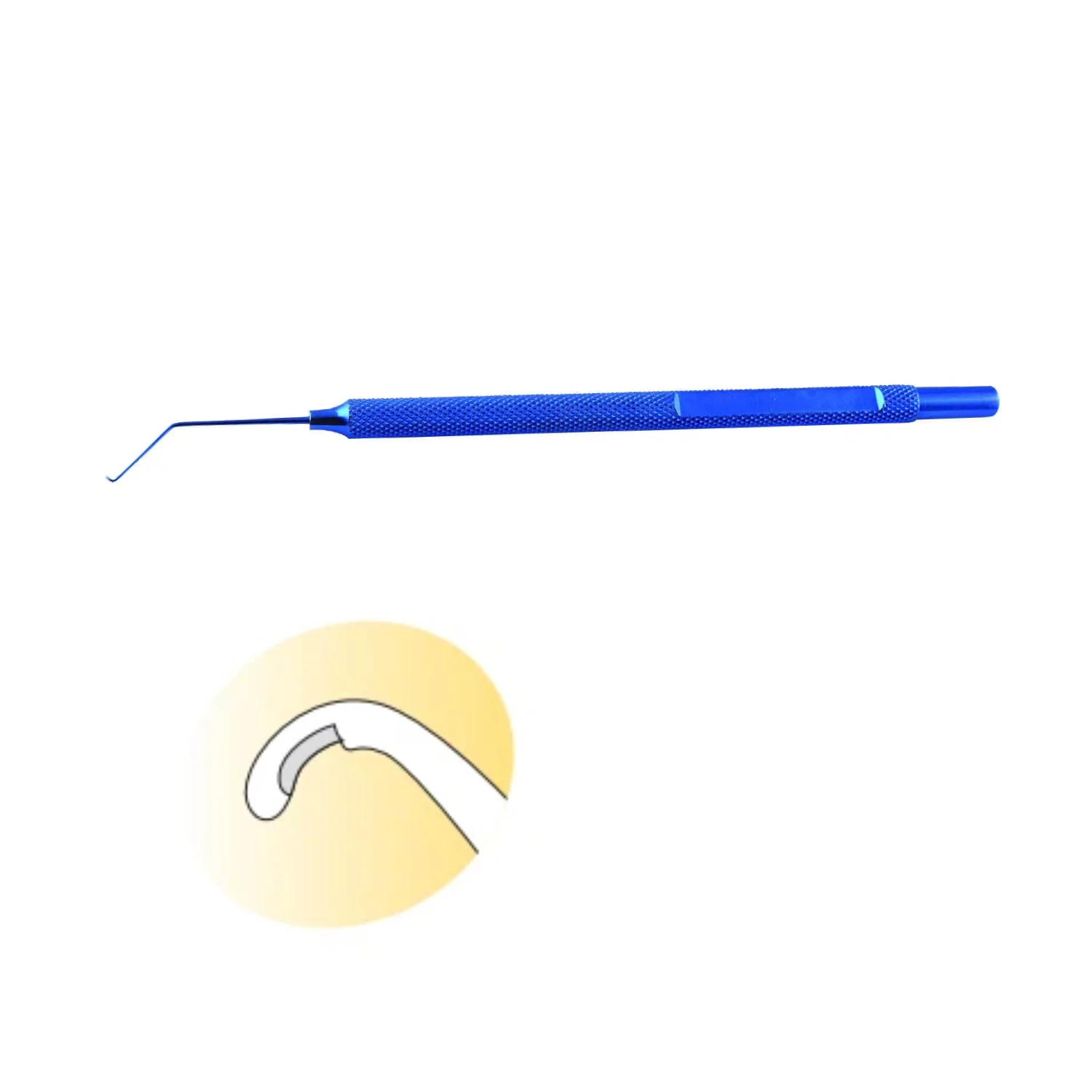 Ophthalmic Phaco Chopper 45 Degree Angled Tip & Nagahara Chopper 1.5mm Edge | Reusable Eye Instruments For Cataract