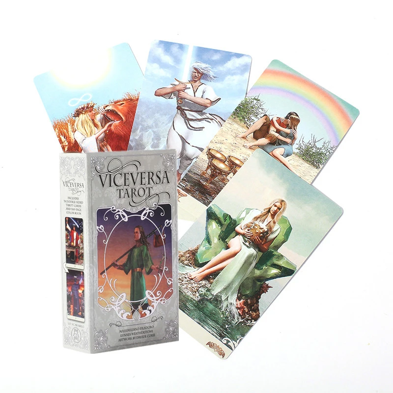 Vice Versa Tarot Cards Deck Board Games For Party Playing Table Oracle Entertainment Viceversa Tarot