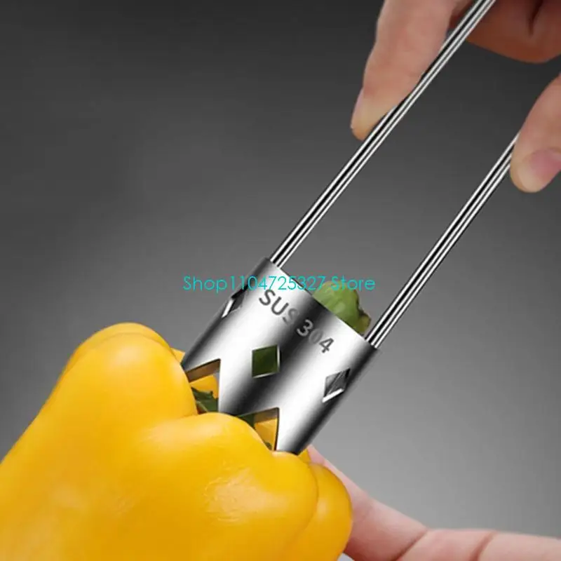 D8KF Integrated Type 304 Steel Fruit Center Remover with Manual Operation for Slicing Fruit and Preparing Kitchen Recipes