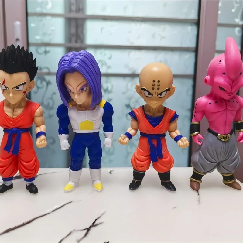 Figuras de Dragon Ball de Anime nuevo Gk Wcf Trunks Majin Buu Yamcha Krillin Zarbon Tien Shinhan figura de acción juguetes de modelos de colección de Pvc