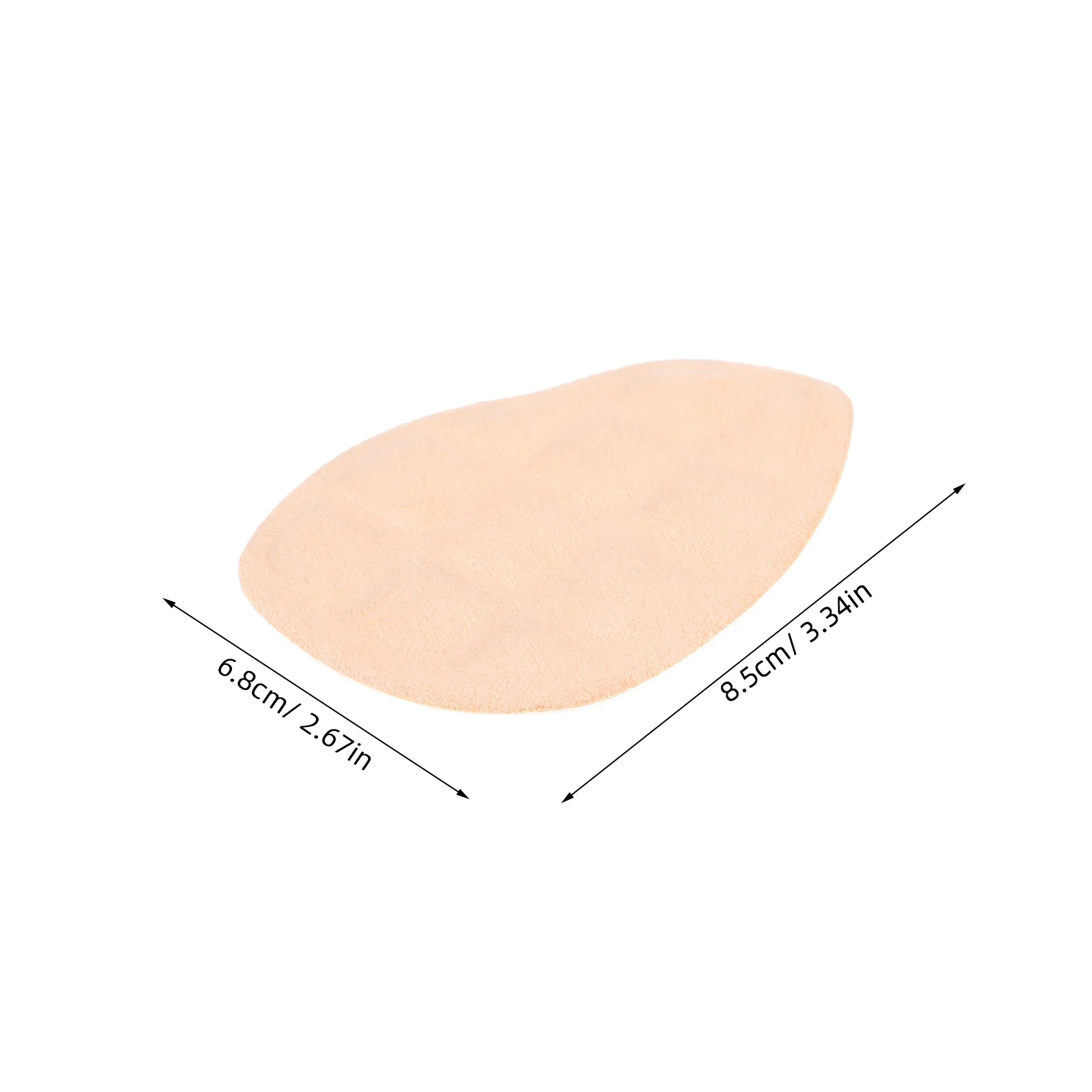 6Pairs High Heel Comfort Pad Inserts Forefoot Cushion Pads Women Non-Slip Reusable Half-Size Insoles Half Size Foot Pads