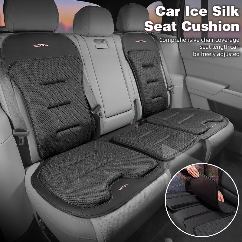 

Car Front Rear Seat Cover Ice Silk Cushion Backrest Protective Mat Accessories For MINI WORKS Cooper F55 F56 R60 R59 R58 R57