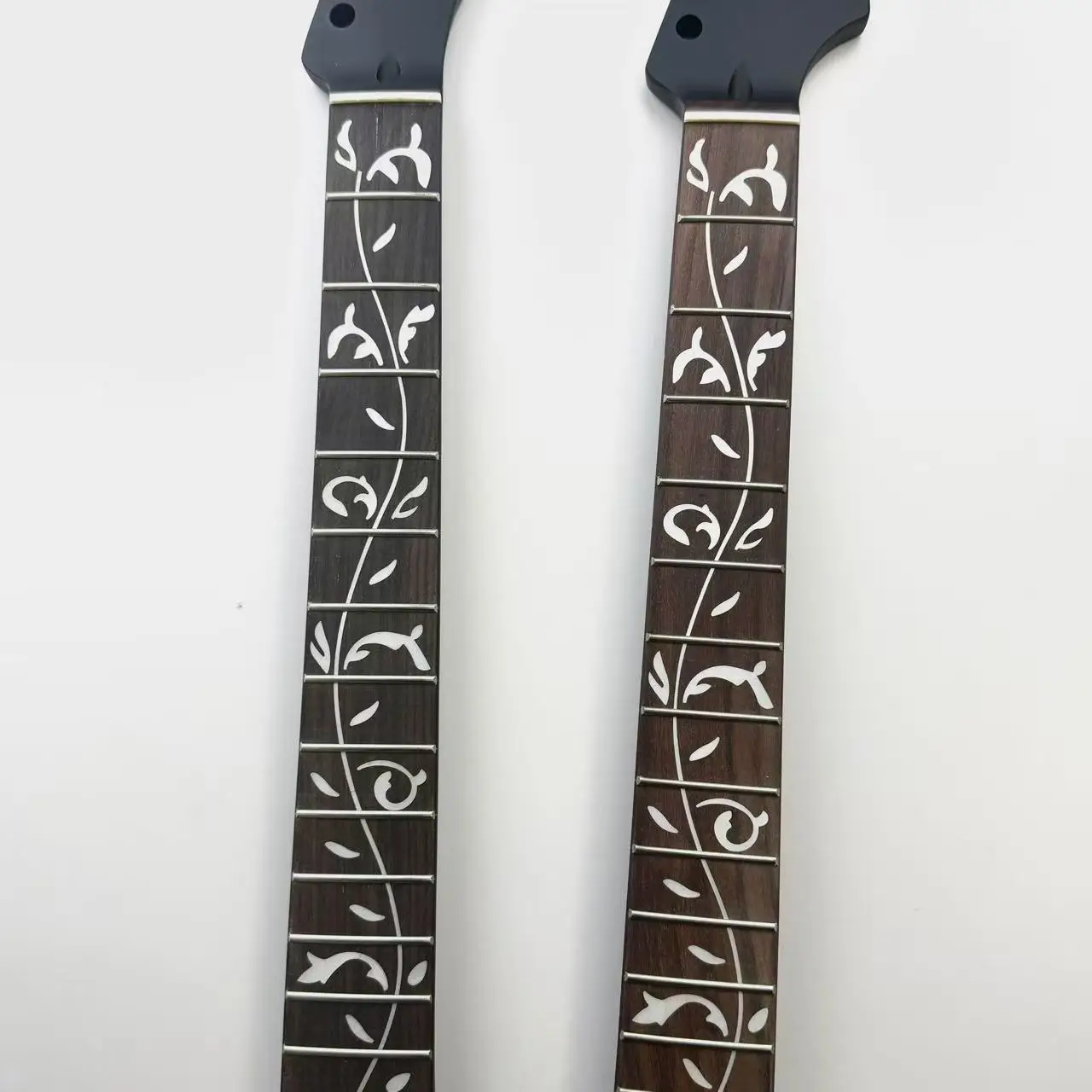 

ST Style Guitar Neck, 22-Fret Tree of Life Fingerboard, Black Electric Guitar Replacement Part