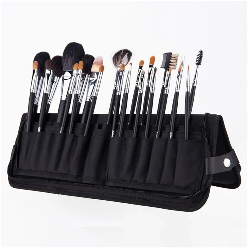 Frauen faltbare Make-up Pinsel Tasche Veranstalter weibliche Reise kosmetische Toiletten artikel Fall für Beauty-Tools Wasch zubehör Beutel – Detail 6