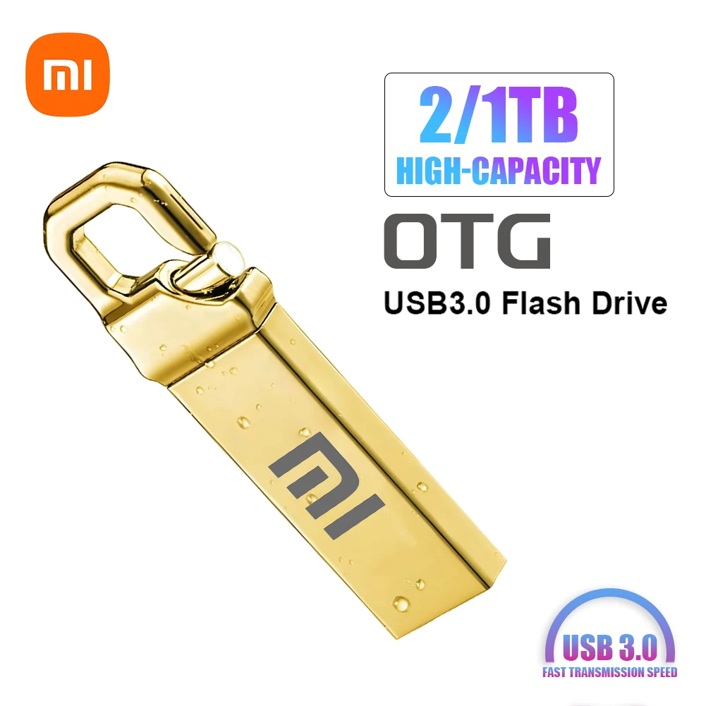 Xiaomi 2tb USB 3.0 Disk High Speed Pen Drive 1tb Usb 3. 0 Memory Stick 512gb Flash Pendrive Metal 128GB Usb Flash Drive  For Tab