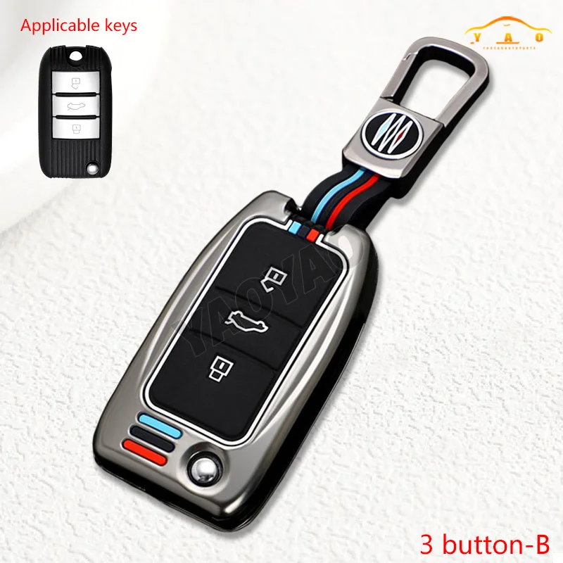 

Zinc Alloy Style Fashion Car Key Case Cover Shell Fob For Roewe RX5 MG MG3 MG5 MG6 MG7 ZS GT GS 350 360 750 W5 Accessories