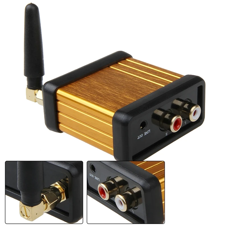 하이파이 블루투스 APTX 무선 오디오 리시버 스테레오, RCA 3.5mm 어댑터, 헤드셋 자동차 앰프 보드용, DC5V