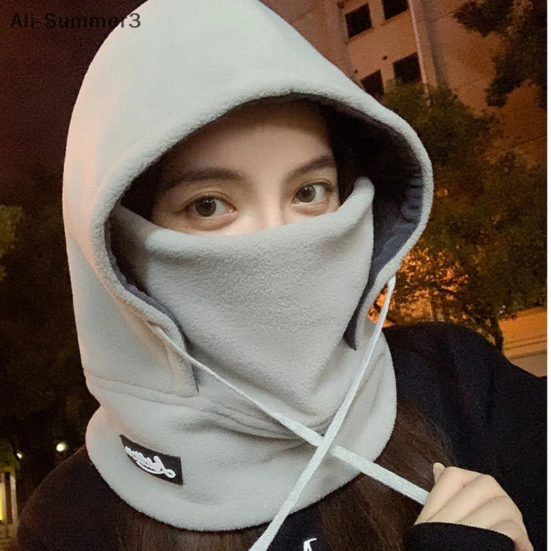 신상 겨울 풀페이스 마스크 플리스 스키 발라클라바 넥 워머 후드 남녀 스포츠 등산 사이클링 캡 방풍 모자