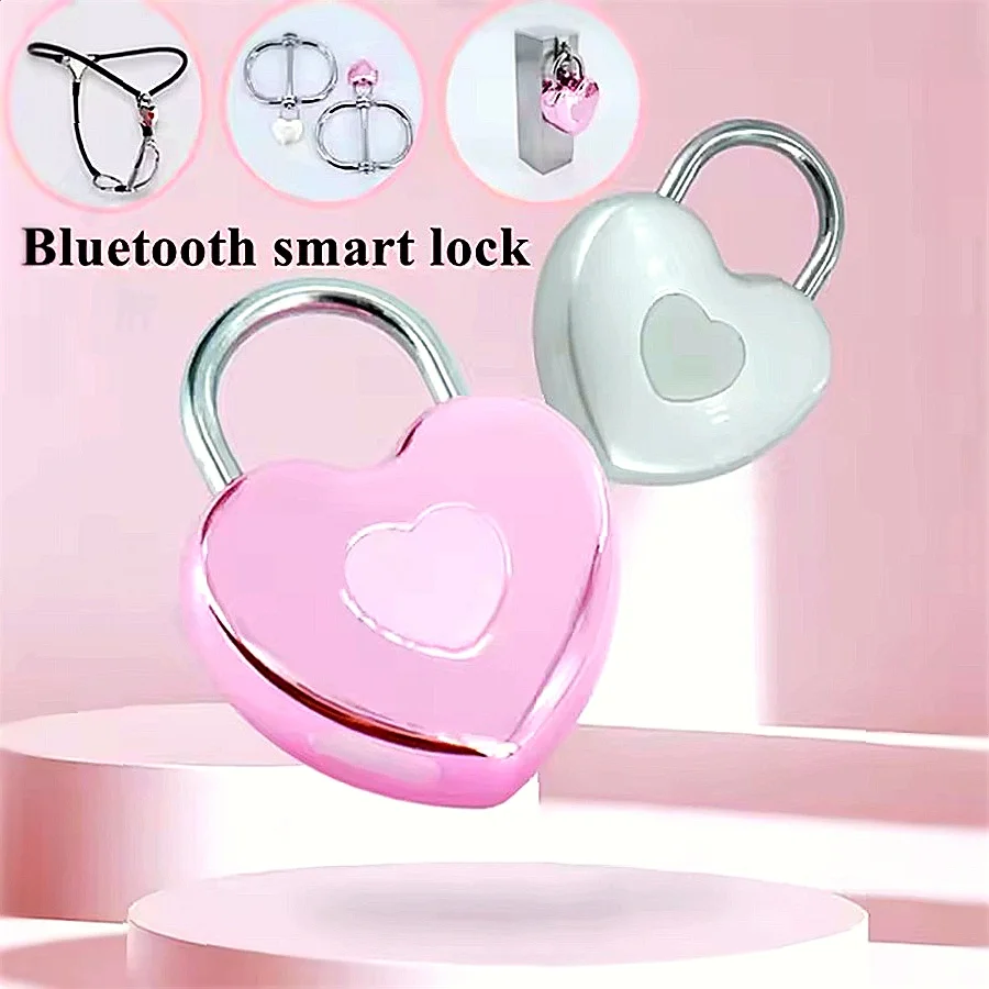 Key Timer Lock Chastity Cage Bluetooth Smart Lock APP Remote Control Cock Cage Adult Sex Toys BDSM Chastity Devices Accessories